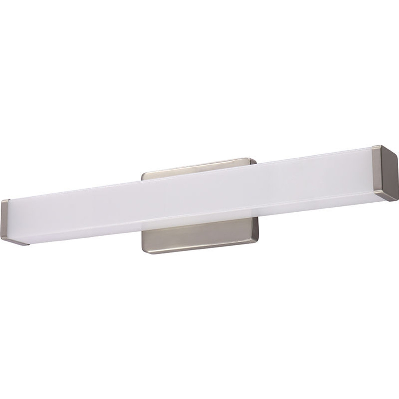 Modern LED Bathroom Vanity Light Bar 24 Inch 5CCT Chrome Fixtures Over Mirror and Over Sink, Dimmable White Frosted Glass Shade
